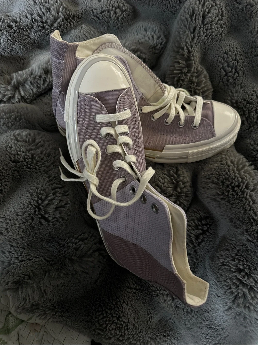 CONVERSE: Chuck 70 Plus in Lucid Lilac, Vapor Violet, & Egret